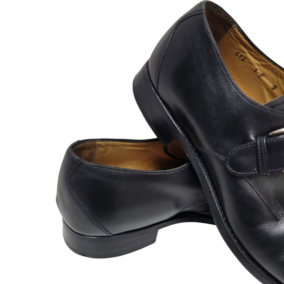 LODING Paris New Taylor men Monk Strap Leather Shoes 9D Excellent Condition $499 main image 8